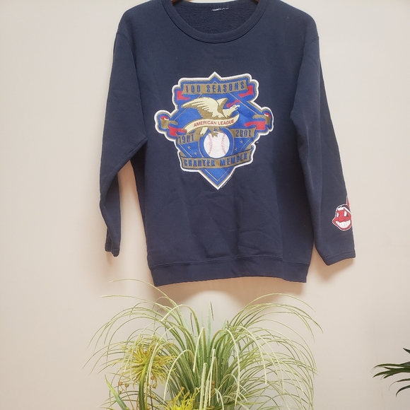 Cleveland Indians Charter Season Ticket Member Crew Neck Sweatshirt, Size L - Picture 2 of 6